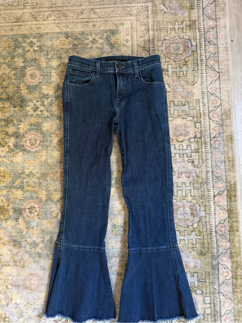 J. Brand Dark Blue Flared Jeans